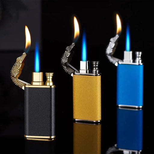 Double Fire Crocodile Lighter